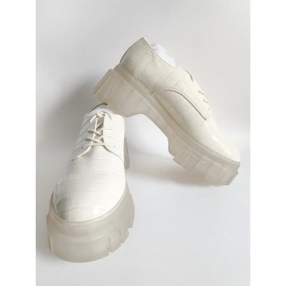 New Chinese Laundry Oxfords 9 Platform Jelly Y2k Lug Sole Dolls Kill Hot Topic